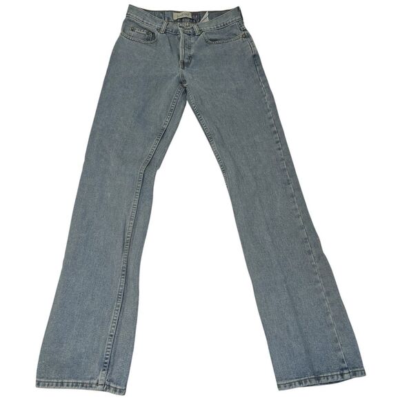 GAP Vintage Boot Cut Jeans 30x33 Button Fly Light Wash Denim Y2K 90s Festival - Picture 1 of 8